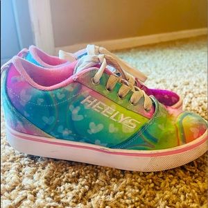 Heelys Pro 20 Girls Skate Shoe Tie Dye Size 3